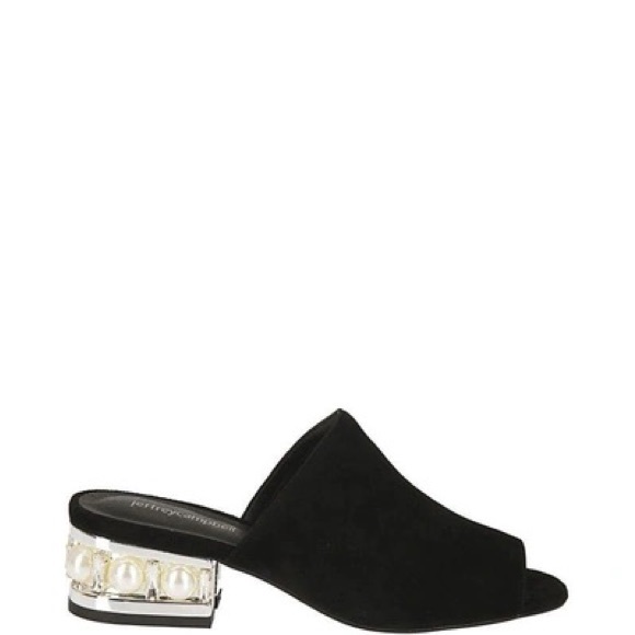 JEFFREY CAMPBELL PEARL STUDDED MULE SANDALS - Picture 3 of 8